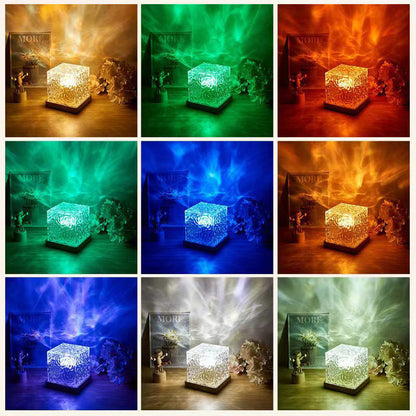🌊 50% RABATT! 💡 LED-Stimmungslicht mit Wasserwellen-Effekt – Dynamische Farben, beruhigend & fernbedienbar – Perfekt für Schlafzimmer, Party & Entspannung 🌙
