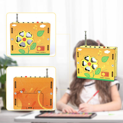 💥BLACK FRIDAY SALE 50 % RABATT💥 Pädagogisches Kinderspielzeug – DIY Mini-Radio