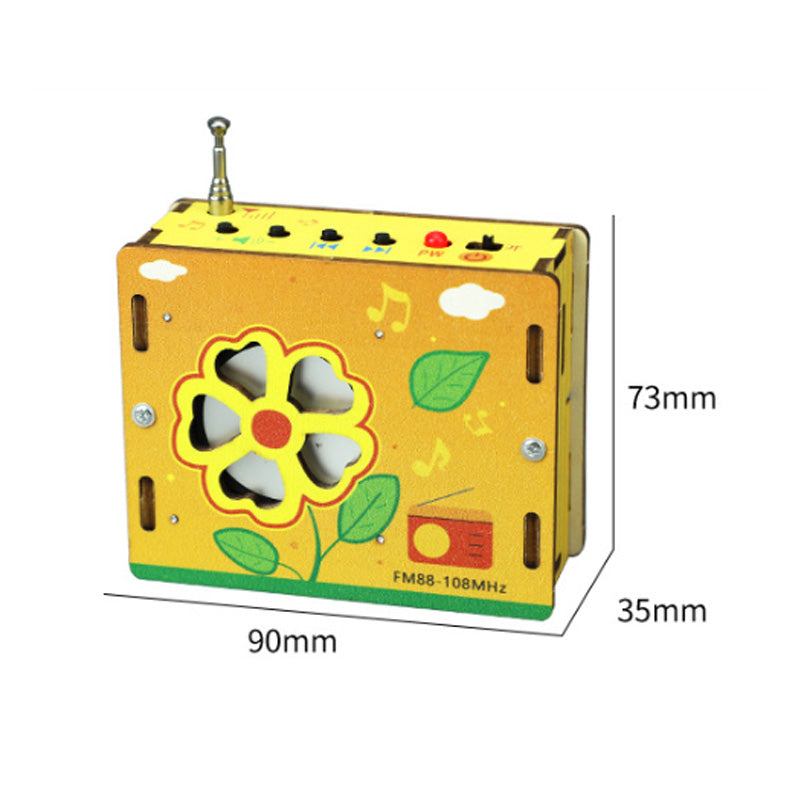 💥BLACK FRIDAY SALE 50 % RABATT💥 Pädagogisches Kinderspielzeug – DIY Mini-Radio