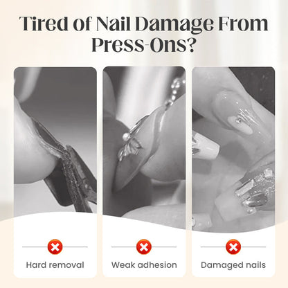 ⏳ Letzter Tag: 50 % auf das gesamte Sortiment!⏰Fester Klebstoff-Pflaster-Gel für Press-On-Nägel