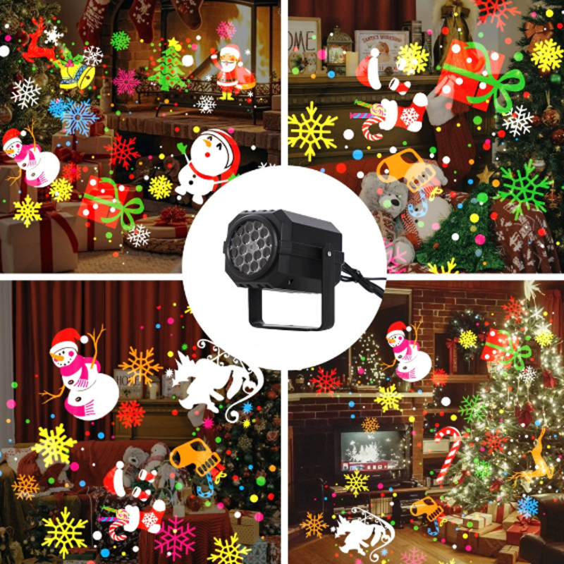 🎁Begrüßen Sie Weihnachten mit 62 % Rabatt💥Rotierender LED-Weihnachtsmusterprojektor