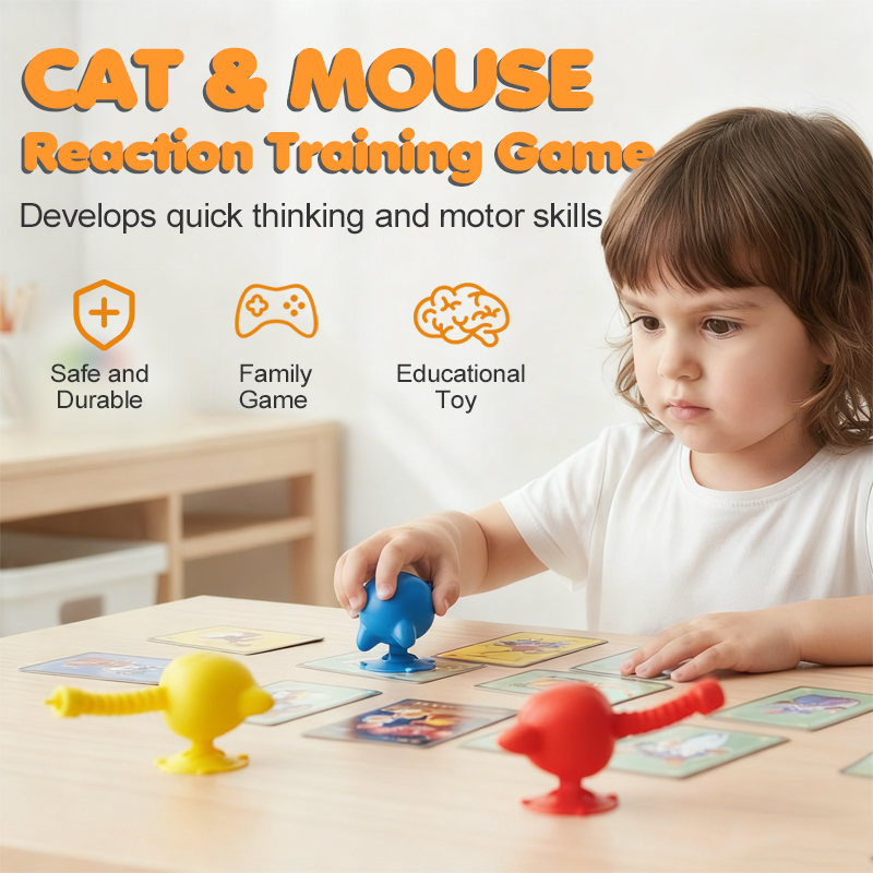 🔥Solange der Vorrat reicht 40 % Rabatt!🎉Katze-und-Maus-Reaktionstraining-Spiel