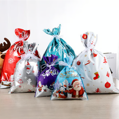 🔥Solange der Vorrat reicht 40 % Rabatt!🎉Weihnachtsgeschenktüten mit Kordelzug
