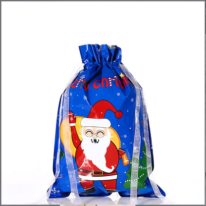 🔥Solange der Vorrat reicht 40 % Rabatt!🎉Weihnachtsgeschenktüten mit Kordelzug