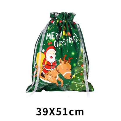 🔥Solange der Vorrat reicht 40 % Rabatt!🎉Weihnachtsgeschenktüten mit Kordelzug