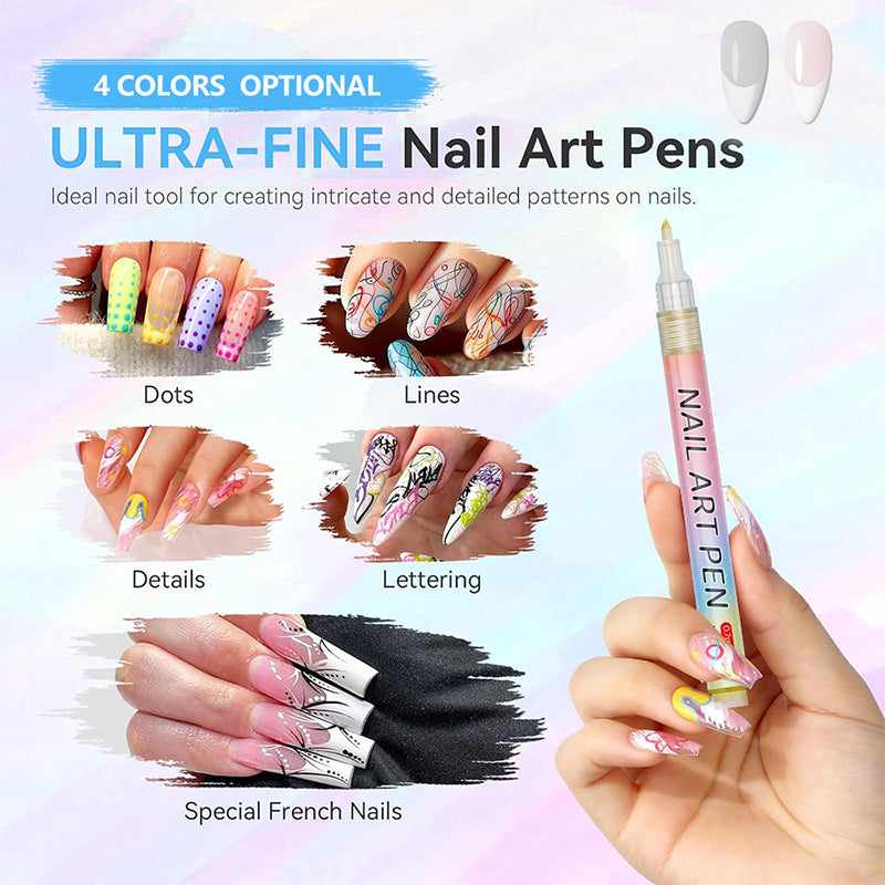🎁Weihnachtsgeschenk🎄12-farbiger Profi-Nagellackstift-Set