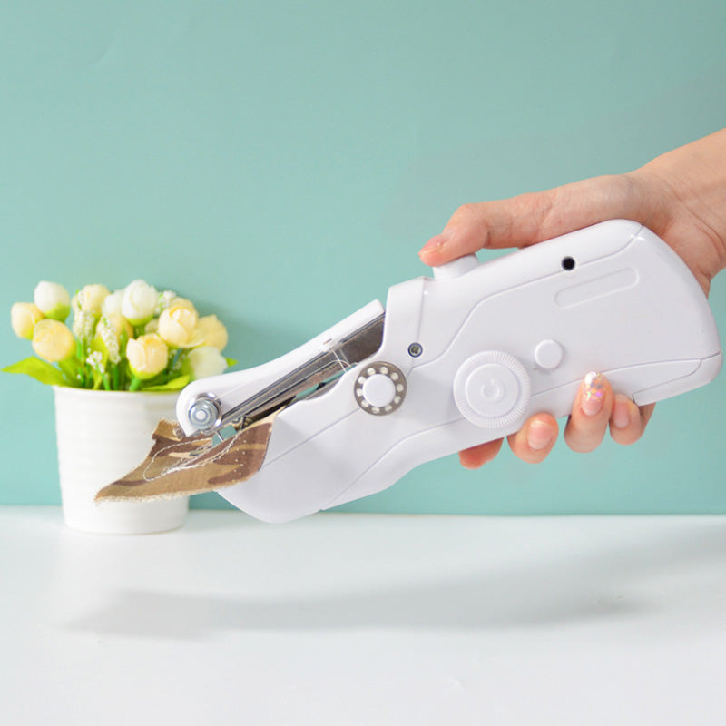 🧵 Mini Elektro-Nähmaschine – Leicht, Tragbar & Einfach zu Bedienen! ✨