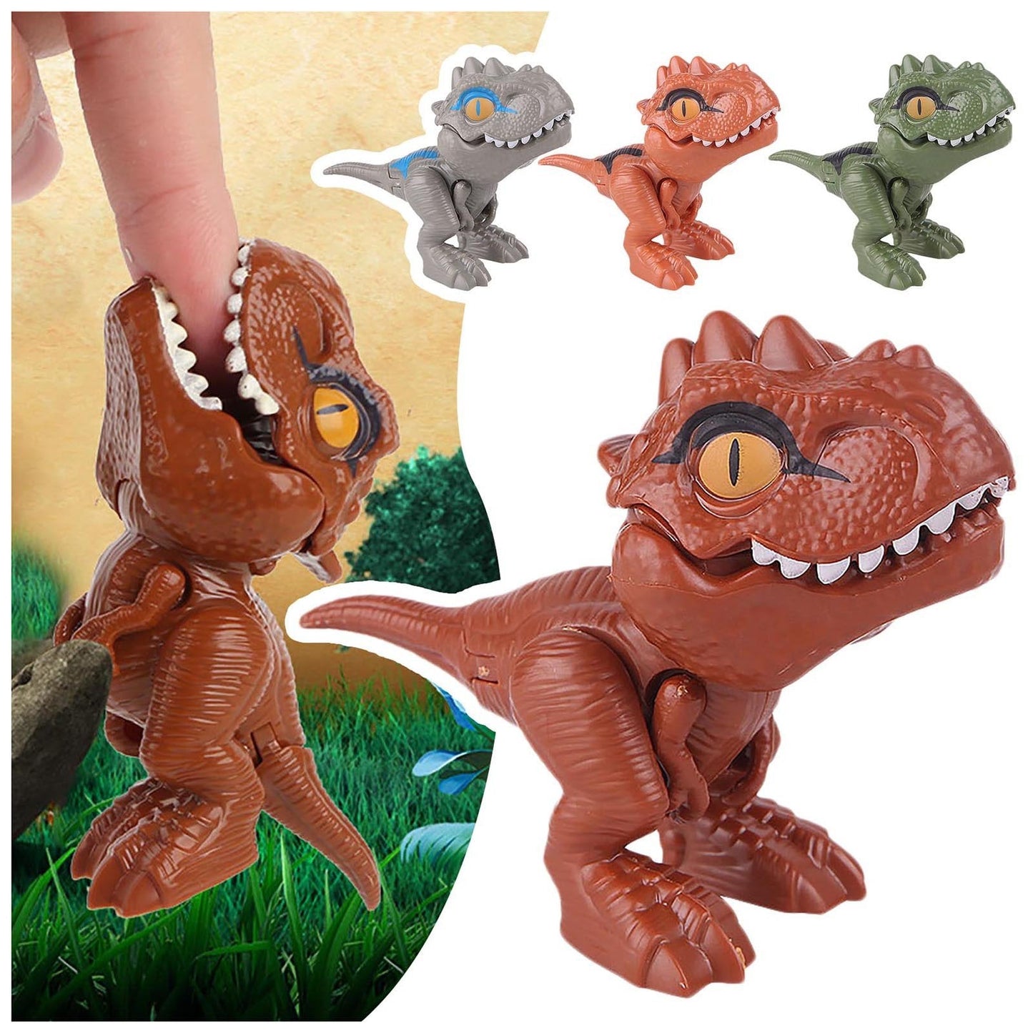 🔥Solange der Vorrat reicht 40 % Rabatt!🎉Dinosaurier-Spielzeug, das in die Finger beißt