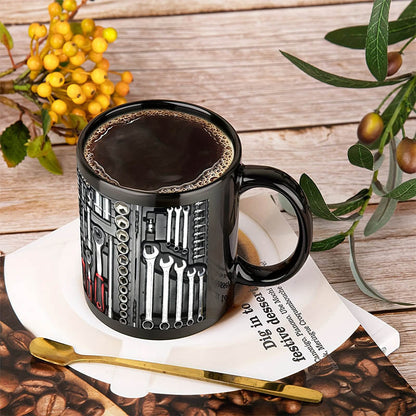🏆Letzter Tag im Angebot: 50 % Rabatt ✨🔨Lustiger Kaffeebecher – Werkzeugkasten-Set für Mechaniker☕