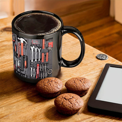 🏆Letzter Tag im Angebot: 50 % Rabatt ✨🔨Lustiger Kaffeebecher – Werkzeugkasten-Set für Mechaniker☕