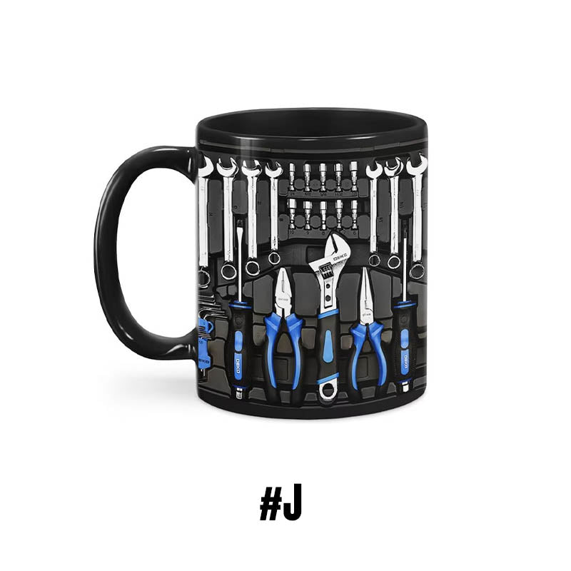 🏆Letzter Tag im Angebot: 50 % Rabatt ✨🔨Lustiger Kaffeebecher – Werkzeugkasten-Set für Mechaniker☕