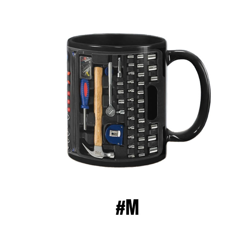 🏆Letzter Tag im Angebot: 50 % Rabatt ✨🔨Lustiger Kaffeebecher – Werkzeugkasten-Set für Mechaniker☕