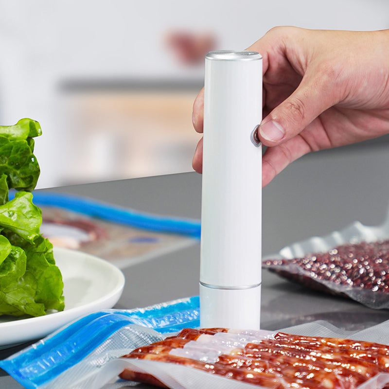 🔥Solange der Vorrat reicht 40 % Rabatt!🎉🥡 Mini Hand-Vakuumierer für Lebensmittel