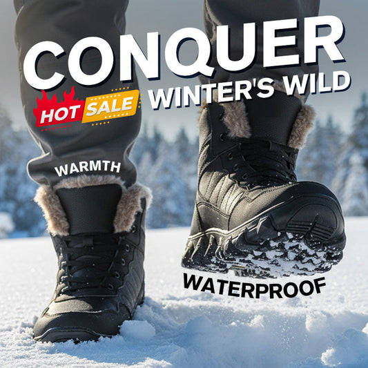 🔥Solange der Vorrat reicht 40 % Rabatt!🎉Herren-Winterstiefel mit hohem Schaft