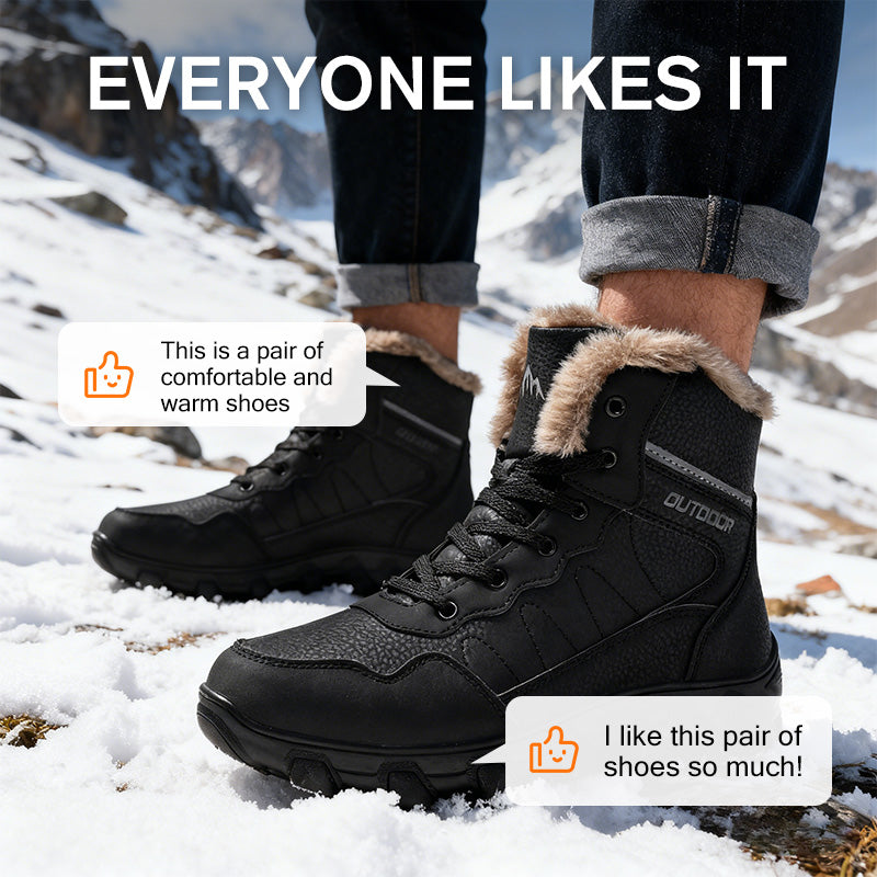🔥Solange der Vorrat reicht 40 % Rabatt!🎉Herren-Winterstiefel mit hohem Schaft