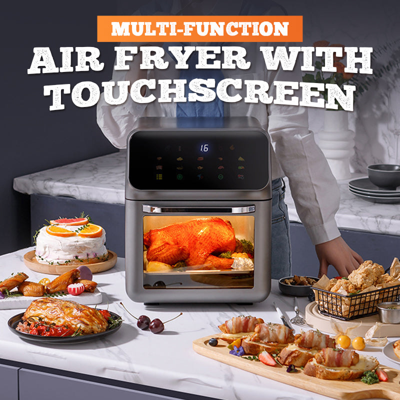 🔥Solange der Vorrat reicht 40 % Rabatt!🎉Multifunktionale visuelle Heißluftfritteuse mit Touchscreen