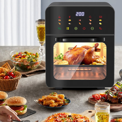 🔥Solange der Vorrat reicht 40 % Rabatt!🎉Multifunktionale visuelle Heißluftfritteuse mit Touchscreen