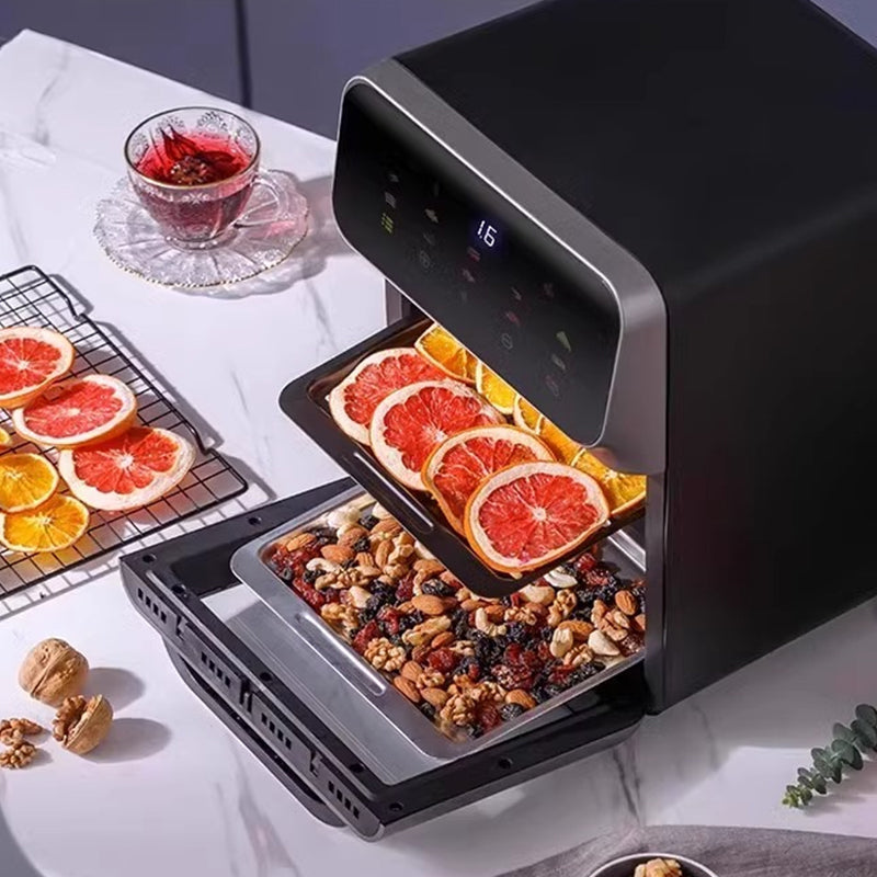🔥Solange der Vorrat reicht 40 % Rabatt!🎉Multifunktionale visuelle Heißluftfritteuse mit Touchscreen