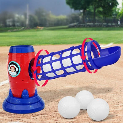 🔥Heißer Sale: 60 % Rabatt!!⚾ Automatisches Baseball-Wurfset für Kinder – Selbstzuführung, einstellbare Geschwindigkeit, ideal für Training und Spaß im Garten 🧢🎯