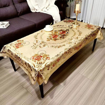 🍽️ 50% RABATT! 🎉 Wasserdichte Tischdecke – Ölabweisend, Elegantes Blumenmuster & Einfach zu Reinigen 📦