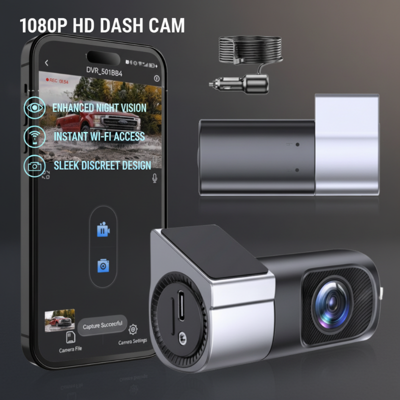 🔥Solange der Vorrat reicht 40 % Rabatt!📷1080P HD-Dashcam mit WLAN und Nachtsichtfunktion🚗