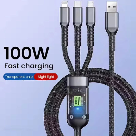 3-in-1-Schnellladekabel(Nur 3.99 €)