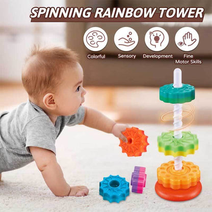 🔥Letzter Tag 50 % Rabatt✨Rainbow Stacking Toys