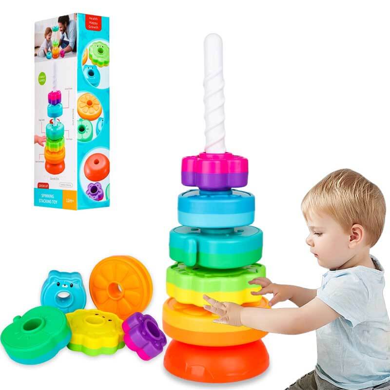 🔥Letzter Tag 50 % Rabatt✨Rainbow Stacking Toys