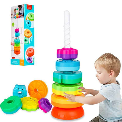 🔥Letzter Tag 50 % Rabatt✨Rainbow Stacking Toys