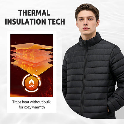 🔥Solange der Vorrat reicht 40 % Rabatt🔥Einfarbige, warme, leichte Baumwolljacke