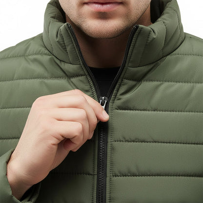 🔥Solange der Vorrat reicht 40 % Rabatt🔥Einfarbige, warme, leichte Baumwolljacke