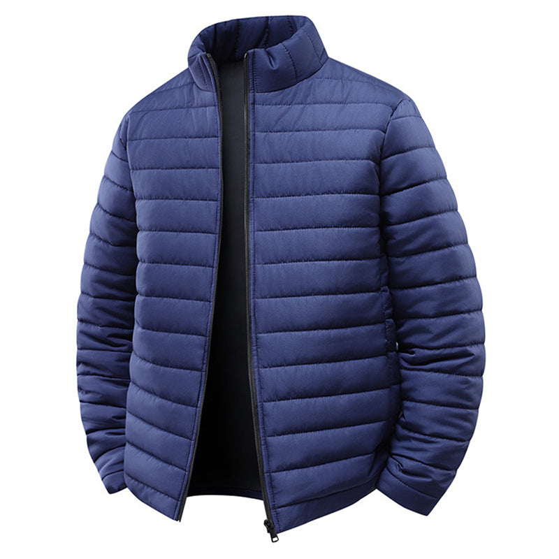 🔥Solange der Vorrat reicht 40 % Rabatt🔥Einfarbige, warme, leichte Baumwolljacke