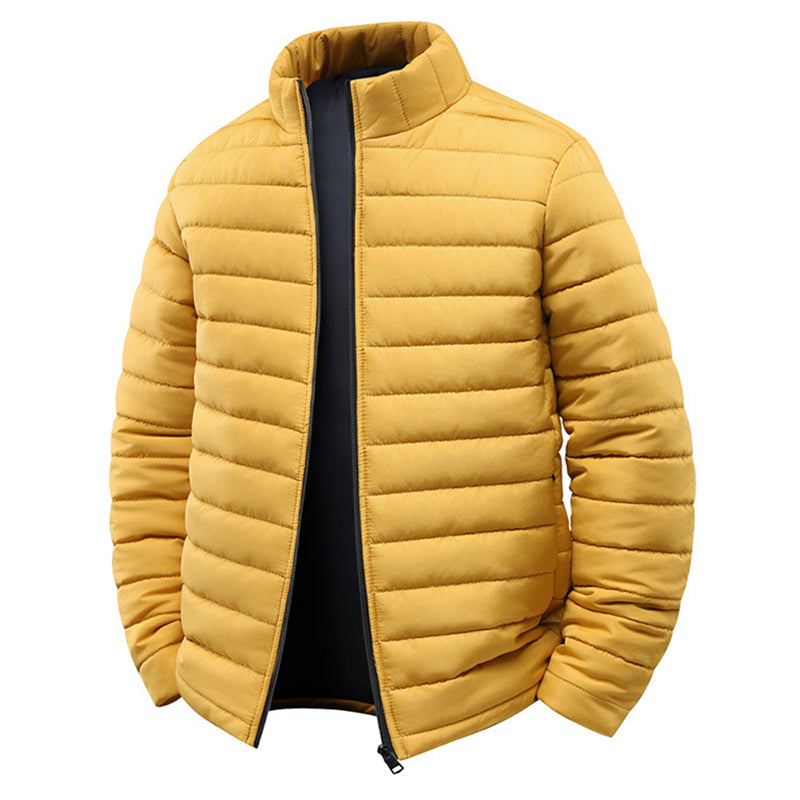 🔥Solange der Vorrat reicht 40 % Rabatt🔥Einfarbige, warme, leichte Baumwolljacke
