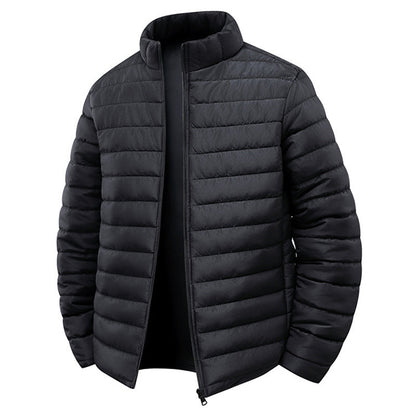 🔥Solange der Vorrat reicht 40 % Rabatt🔥Einfarbige, warme, leichte Baumwolljacke