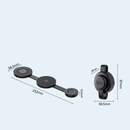 🔥 Heißer Verkauf 50 % Rabatt 🔥 3-in-1 faltbares magnetisches kabelloses Ladegerät