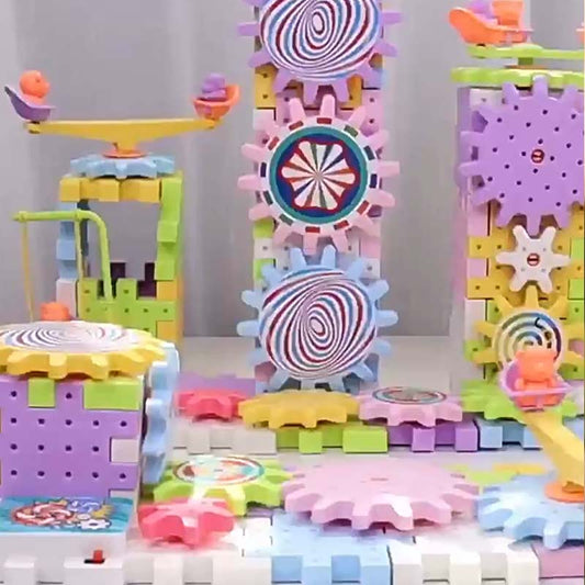 🔥Solange der Vorrat reicht 40 % Rabatt!🎉Elektrisches Bauklotz-Set zum Selberbauen für Kinder