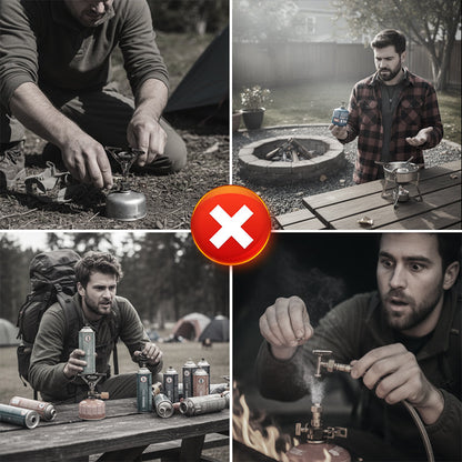 💥 Heißer Verkauf 50% Rabatt🔥Adapter zum Nachfüllen von Gasflaschen im Freien