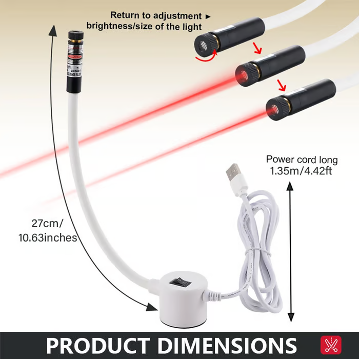 🧵Nähhilfe Essential✨50 % Rabatt🔥Magnetische Positionierungs-Quiltleuchte für Nähmaschinen💡