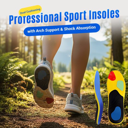 👟 54 % RABATT! 🦶 Professionelle orthopädische Sporteinlagen – dämpfend, mit Fußgewölbestütze und entlastend – ideal zum Laufen, Wandern oder für lange Arbeitstage 🏃‍♂️