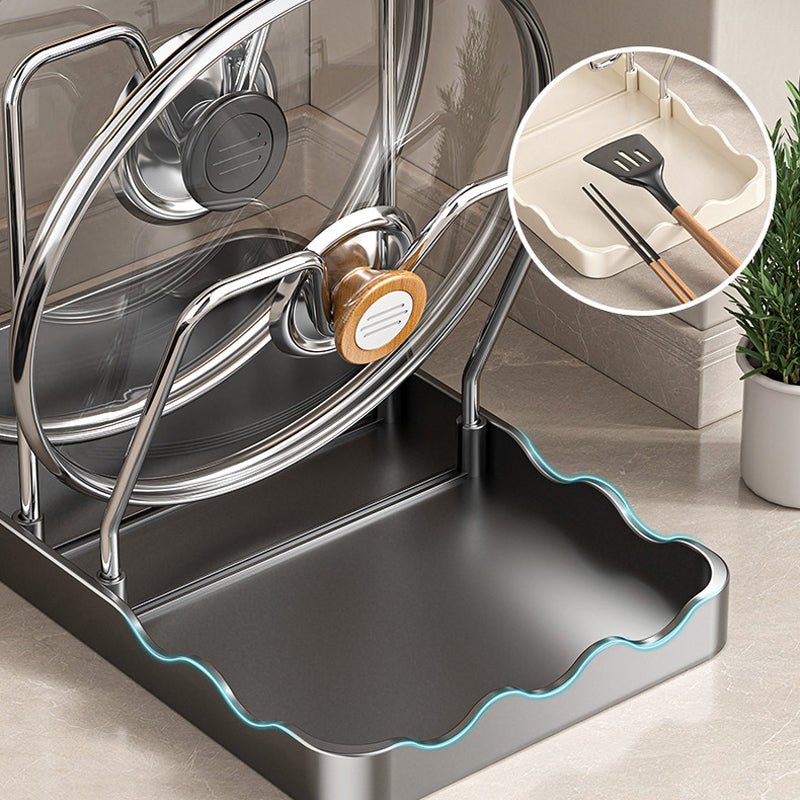 🔥Solange der Vorrat reicht 40 % Rabatt!🎉Multifunktionaler Topfdeckel- und Schneidebrett-Halter