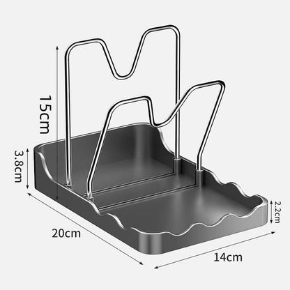 🔥Solange der Vorrat reicht 40 % Rabatt!🎉Multifunktionaler Topfdeckel- und Schneidebrett-Halter