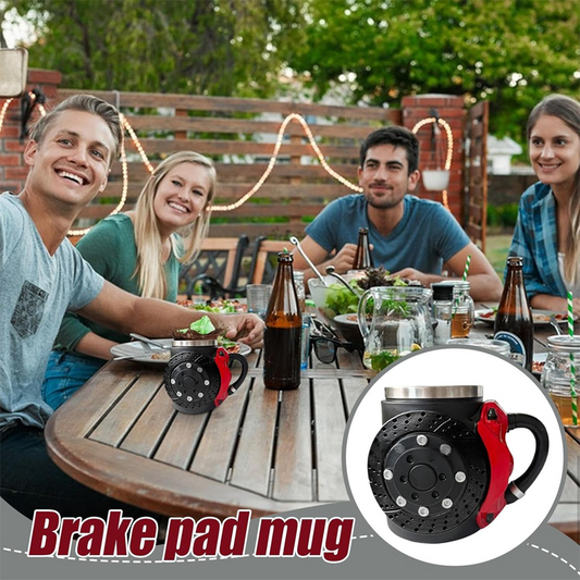 🔥Exklusives Design🍵 Bremsbelag-Tasse 🎁
