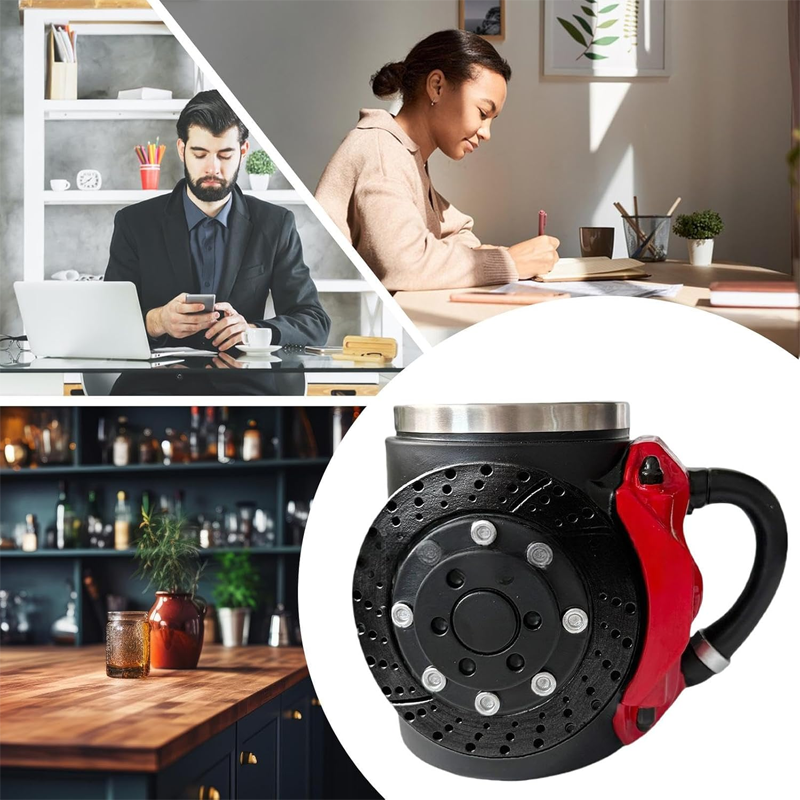 🔥Exklusives Design🍵 Bremsbelag-Tasse 🎁