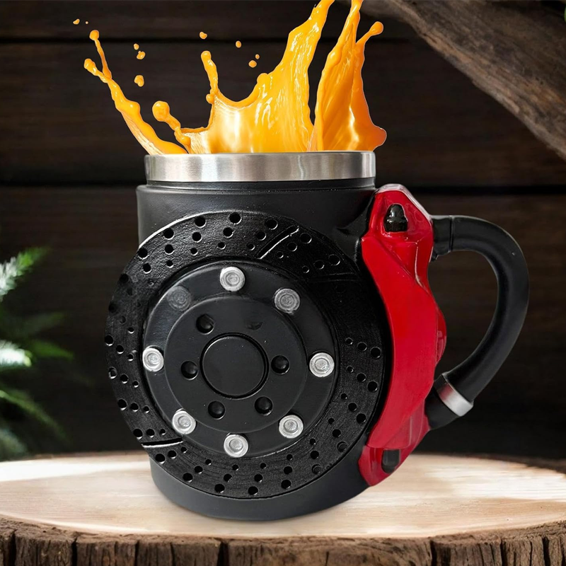 🔥Exklusives Design🍵 Bremsbelag-Tasse 🎁