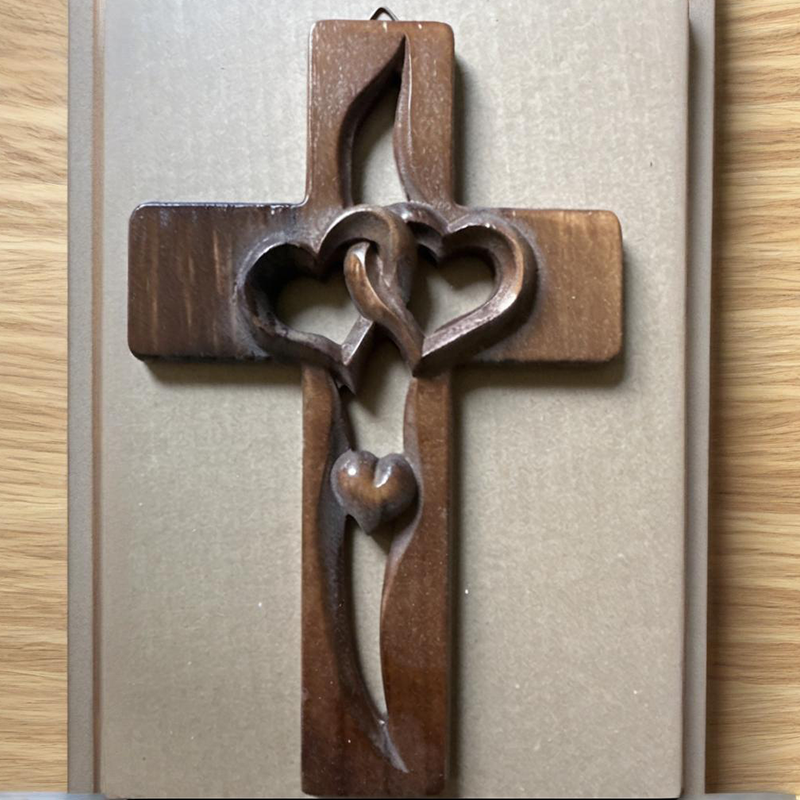 📢📢60 % Rabatt !!!✝️Ehekreuz zur Wanddekoration❤️