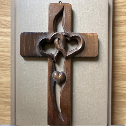 📢📢60 % Rabatt !!!✝️Ehekreuz zur Wanddekoration❤️