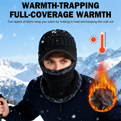 🔥Solange der Vorrat reicht 40 % Rabatt!🎉3-in-1 Winter-Thermofrau mit Visier