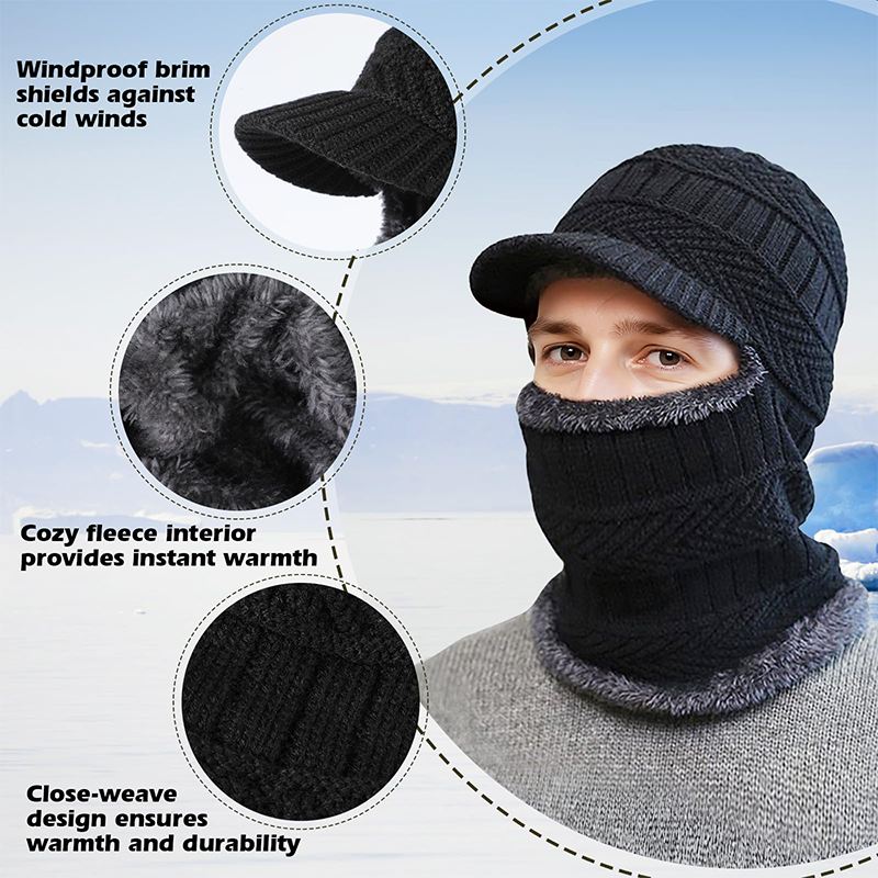 🔥Solange der Vorrat reicht 40 % Rabatt!🎉3-in-1 Winter-Thermofrau mit Visier