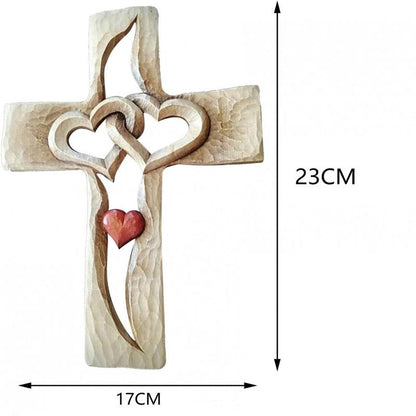 🔥Solange der Vorrat reicht 40 % Rabatt!🎉Kreuz – Verflochtene Herzen
