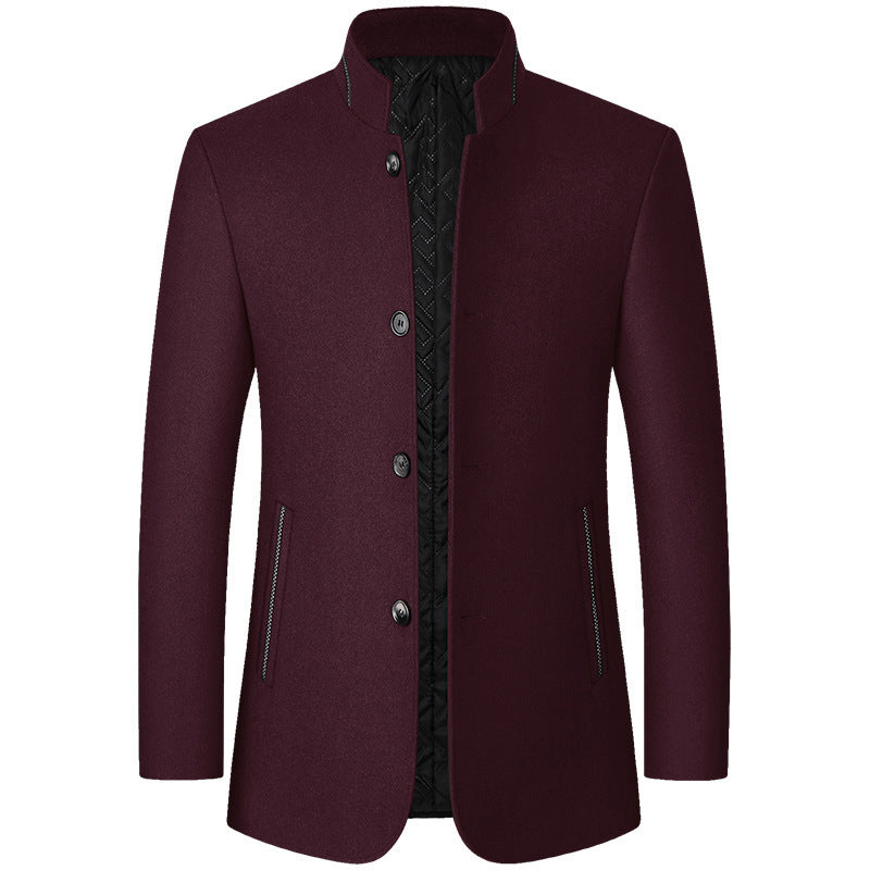 🔥Solange der Vorrat reicht 40 % Rabatt!🎉Klassische Herren Jacke mit Stehkragen